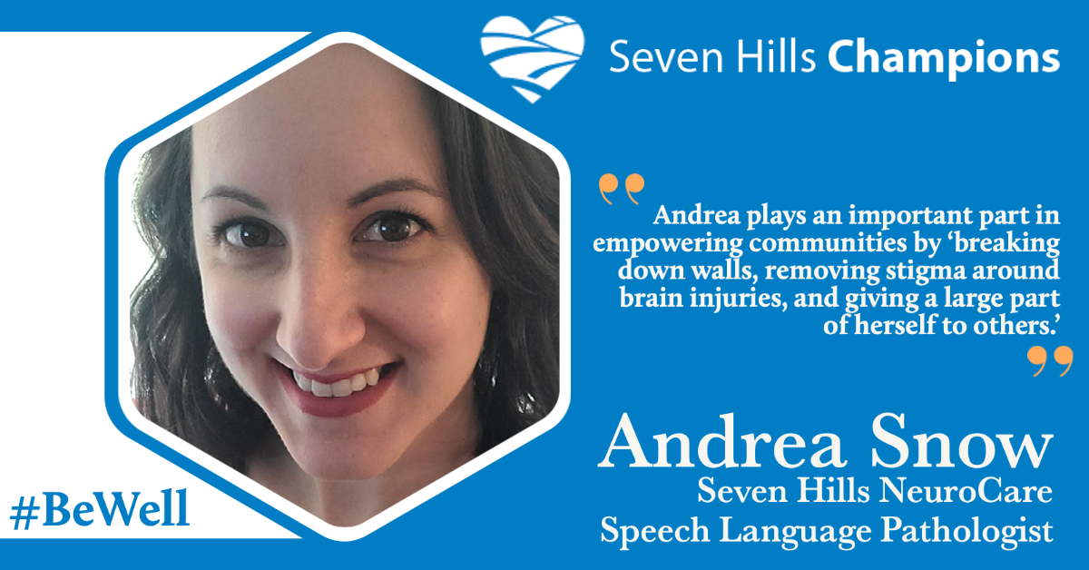 Meet Andrea Snow - Today's Staff Champion